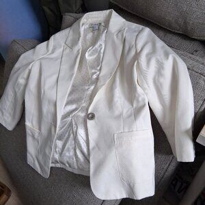 White blazer